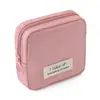 Nova Bolsa de Maquiagem Impermeável Cor Morandi, Necessaire Portátil de Viagem, Bolsa para Batom, Bolsa Multifuncional para Armazenamento de Absorventes