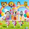 Flores de Animales Mini, Arreglos de Globos de Dinosaurios y Animales Marinos, Globos de Dibujos Animados al por Mayor, Puesto de Mercado Nocturno al por Mayor