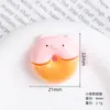 Acessórios para Joias de Resina Desenho Animado Simulação Comida Brinquedos Rosquinha Cola de Creme Ímãs de Geladeira Capa de Celular Acessórios de Patch para Penteado