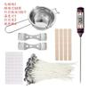 Pacote para fazer velas, terno de doces, vela artesanal, material faça você mesmo, pacote de cera de aromaterapia, ferramentas de cera de soja