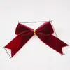 Accesorios de Decoración Navideña, Productos con Acabado de Terciopelo, Accesorios para el Cabello Hechos a Mano, Empaque para Regalos, Lazos, Lazos de Decoración Navideña