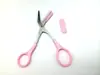 Tesoura para Aparar Sobrancelhas com Pente para Sobrancelhas, Pente Pequeno, Kit de Ferramentas para Aparar Sobrancelhas para Iniciantes, Conjunto Completo de Ferramentas para Aparar e Depilar Sobrancelhas, Lâmina para Aparar Sobrancelhas