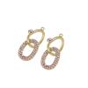 Moda Aretes Largos de Diamante Cristal Zircón Hechos a Mano Dulces con Borlas de Diamantes diy Aretes de Zircón Aretes 12