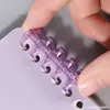 Anillo de 5 agujeros para hojas sueltas anillo de carpeta de 5 agujeros anillo de hojas sueltas encuadernación en un libro anillo de hojas sueltas desmontable anillo perforador
