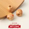 Fenjin Joias Acessórios para Joias DIY Adesivos Contas de Madeira com Furo Grande Estilo Chinês Novo Estilo Chinês Decoração Explosiva para Joias