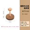 Madera de Acacia Flor Taza Desechable Portavasos Portavasos de Papel para Escritorio Estante de Almacenamiento de Alto Valor Portavasos de Agua de Madera Maciza