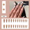 Uñas Postizas Populares de Comercio Exterior Uñas Portátiles Extraíbles Nuevas Uñas Postizas Europeas y Americanas Ins Uñas Largas de Ballet