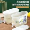 Tetera de Agua Fría Estilo Japonés Gran Capacidad Hogareña Cubo para Bebidas Frías con Hielo Cubo Dispensador de Agua Fría y Caliente para Jugos y Bebidas