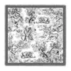 Bufanda de Invierno Nueva 130cm Selva Animales Planta Imitación Seda Lana Borla Bufanda Cuadrada Grande para Mujer Bufanda Caliente para Exteriores