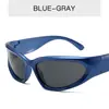 Gafas de sol deportivas de viento del futuro de moda Gafas de sol de viento Y2K europeas y americanas Gafas de sol de moda Gafas de fiesta de moda para hombres y mujeres