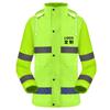 Capa de chuva refletiva para adulto, conjunto dividido, para serviço de trânsito, Administração Rodoviária, pilotagem de motocicleta, capa de chuva para saneamento, capa de chuva para proteção do trabalho