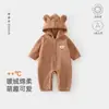 Roupas de bebê outono e inverno Macacões Classe A bebês de 0 a 1 ano macacão com capuz para engatinhar macacão para atividades ao ar livre roupas de bebê outono