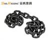 Cadena de alta resistencia estándar americana grado G80, cadena de elevación de acero al manganeso de 8 mm, equipo de eslinga de elevación con anillo circular grande industrial