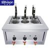 Esteban (Stevison) Estufa eléctrica de escritorio de seis agujeros para fideos, máquina comercial para cocinar a gas en polvo, olla para fideos picantes