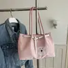 Bolso para Mujer 2026 Verano Nuevo Versátil de Moda Estampado Bloque de Color Gran Capacidad Bolso de Hombro Debajo del Brazo Bolso de Hombro Tipo Tote para Viajes