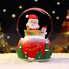 Venta caliente transfronteriza bola de cristal de copo de nieve de Navidad caja de música decoración de árbol de Navidad regalo para niños tienda boutique fabricante al por mayor