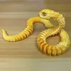 Juntas Impressas em 3D Móveis Ornamento de Mão de Víbora de Plástico Modelo Animal Brinquedos para Meninos e Crianças Presentes de Aniversário