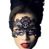 Encaje negro Reina mascarada Princesa Fiesta reunión anual máscara de belleza media cara hilo Corona máscara de ojos