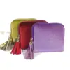Exquisita Bolsa de Almacenamiento para Joyería con Cremallera de Borla, Bolsita para Joyas para Anillos, Colgantes, Pulseras, Bolsa Portátil de Almacenamiento para Joyería