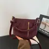 Bolsas para Mulheres, Versáteis para Uso Diário, de Alta Qualidade, Luxo Acessível, Bolsas de Mão de Camurça de Nicho, Bolsas Tote Pequenas, Bolsas Transversais de Ombro Femininas