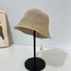 Chapéu de pescador de papel simples, estilo japonês, primavera e verão, chapéu de malha com proteção solar infantil, chapéu de rua casual e moderno