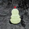 Colgante de Jade Antiguo Guanyin de Huangkou, Ruoqiang, Xinjiang, adorno finamente tallado, trae bendiciones y asegura la paz, decoración de jade