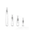 Botellas de perfume al por mayor transfronterizas de 2ML 3ML 5ML 10ML, botellas de spray de vidrio, botellas dispensadoras de perfume cosmético portátiles