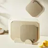 Cozinha Doméstica PP Tábua de Corte Tábua de Corte Bacteriostática Tábua de Corte para Comida Complementar de Bebê Tábua de Corte para Frutas Tábua de Corte de Plástico
