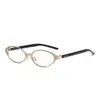 Jamie 9478 Gafas Nuevas de Marco Pequeño Personalidad Europea y Americana Moda Gafas de Sol con Marco de Metal Estilo Calle de Moda Gafas de Sol Hip Hop