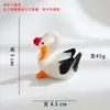 Figura de Cisne de Vidrio Glaseado Hecho a Mano Zibo para Decoración de Coche y Escritorio de Oficina, Adorno de Animal, Dropshipping Transfronterizo