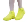 Cubrezapatos Impermeable de Látex a Prueba de Lluvia No Desechable para Turismo al Aire Libre Senderismo Viajes con Lluvia Cubierta para Pie de Manga para Hombres y Mujeres Adultos
