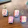 Chaveiro Mini Carro Desenho Animado Divertido Alívio de Estresse Pingente de Mochila Chaveiro Brinquedo de Carro Presente Venda por Atacado