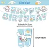 Venta Caliente Decoración Fiesta Temática Sanrio Yugui Dog Bandera de Cumpleaños para Niños Tarjeta para Pastel Globo Traje