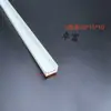 PVC Blanco Canaleta de Partición en Forma de U Pared Techo Líneas Decorativas Techo de Placa de Yeso Ranura en U Borde Tira de Partición