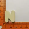 26 Letras Inglesas Flor de Sapato Buraco de Sapato Acessórios de Sapato Letra Acessórios Diy Flor de Sapato Dia do Trabalho Acessórios de Sapato Fivela Acessórios