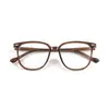 Nuevo modelo 2026 de gafas para miopía, armazón café, efecto adelgazante para fotos, bloqueo de luz azul, micas transparentes, unisex, armazón ultraligero, venta al por mayor