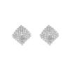 Pendientes Exclusivos Transfronterizos Simples de Pedrería Completa Personalidad Temperamento Diamante Flash Pendientes Geométricos Pendientes para Mujer Combinan con Todo