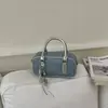 Bolso de Hombro de Moda Nuevo Otoño 2026, Bolso de Mano Boston Simple Texturizado, Bolso Cruzado Único tipo Almohada Vintage
