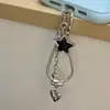Correa para teléfono de cadena de hueso de serpiente estilo coreano, llavero corto creativo nuevo, accesorio para bolso, versátil