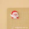 Acessórios de Resina Fofos de Papai Noel e Menina Rena, Cola Cremosa DIY para Capa de Celular, Grampo de Cabelo, Materiais para Ímã de Geladeira