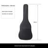 Mochila para guitarra atacado algodão acolchoado ombro portátil guitarra elétrica baixo bolsa mandolim bolsa instrumento musical bolsa