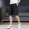 Shorts de Verano Delgados para Hombre con Cremallera Bolsillo Grande Ropa Exterior Estampado de Letras Sueltos Algodón Pantalones de Playa Pantalones
