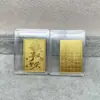 Shenzhen Shuibei Mismo Estilo Oro Puro 999 Tesoro de la Fortuna Aleación Gato de la Suerte Adhesivo Dorado para Teléfono Móvil para Atraer Riqueza Tienda de Oro