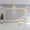 Fondo de pantalla animado 3D estudio celebridad de internet Tienda de ropa de alto diseño pared de fondo tela salón de belleza de lujo ligero sala de extracción de cera mural