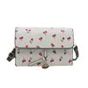 Bolso de Moda Cereza Fresca para Mujer Primavera/Verano 2025 Nuevo Bolso Cruzado de Moda para el Trabajo Bolso Cuadrado Pequeño Dulce y Elegante