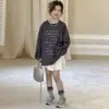 Camiseta de Manga Larga para Niña 2026 Nuevo Modelo, Hermosa Blusa de Primavera para Niños Mayores, Camiseta Básica Elegante para Niñas