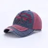 Gorra de béisbol lavada con efecto desgastado para hombre y mujer, gorra de letras europea y americana para primavera y verano, gorra de mezclilla retro, sombrero para el sol para exteriores, moda