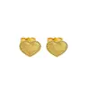 Anillos Vietnamitas de Moda Chapados en Oro, Estilo de Lujo Minimalista, Aretes de Corazón con Escamas de Dragón para Mujer, Diseño Ligero, Joyería Versátil Transfronteriza