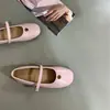 Novedad Primavera 2026 Mocasines tipo Bailarina de Suela Suave con Hebilla Metálica de Correa Única para Mujer para el Trayecto al Trabajo y el Trabajo