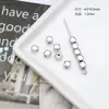 Contas Espaçadoras Prateadas Galvanizadas Estilo Y2K Furo Reto Contas Prateadas Quebradas Pacote de Material para Acessórios de Joias Artesanais DIY Acessórios para Colares e Pulseiras